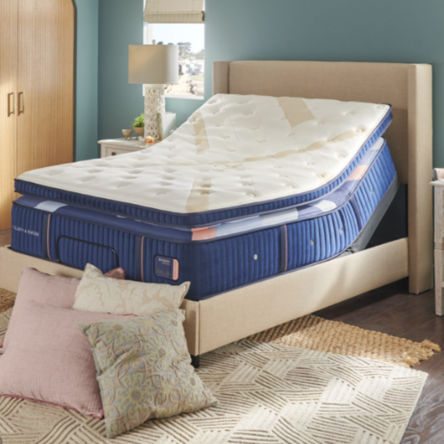 Stearns & Foster Reserve® Duet 17" Firm Euro Pillow Top Mattress | Aventura Mattress
