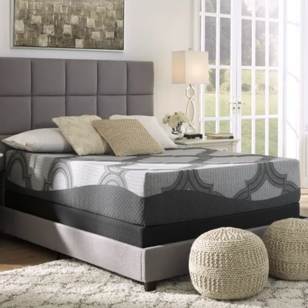 12 ashley hybrid discount mattress