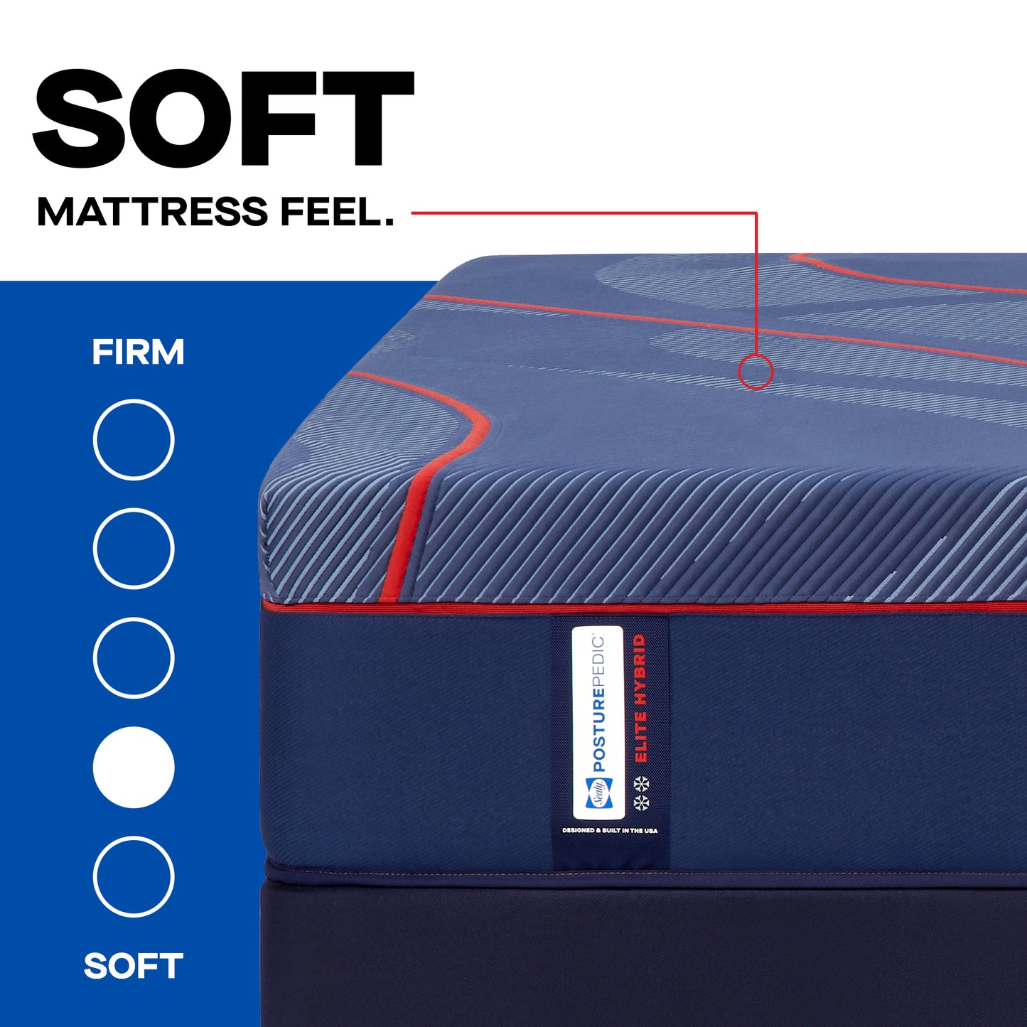 Sealy Posturepedic® Elite High Point II - Hybrid Soft