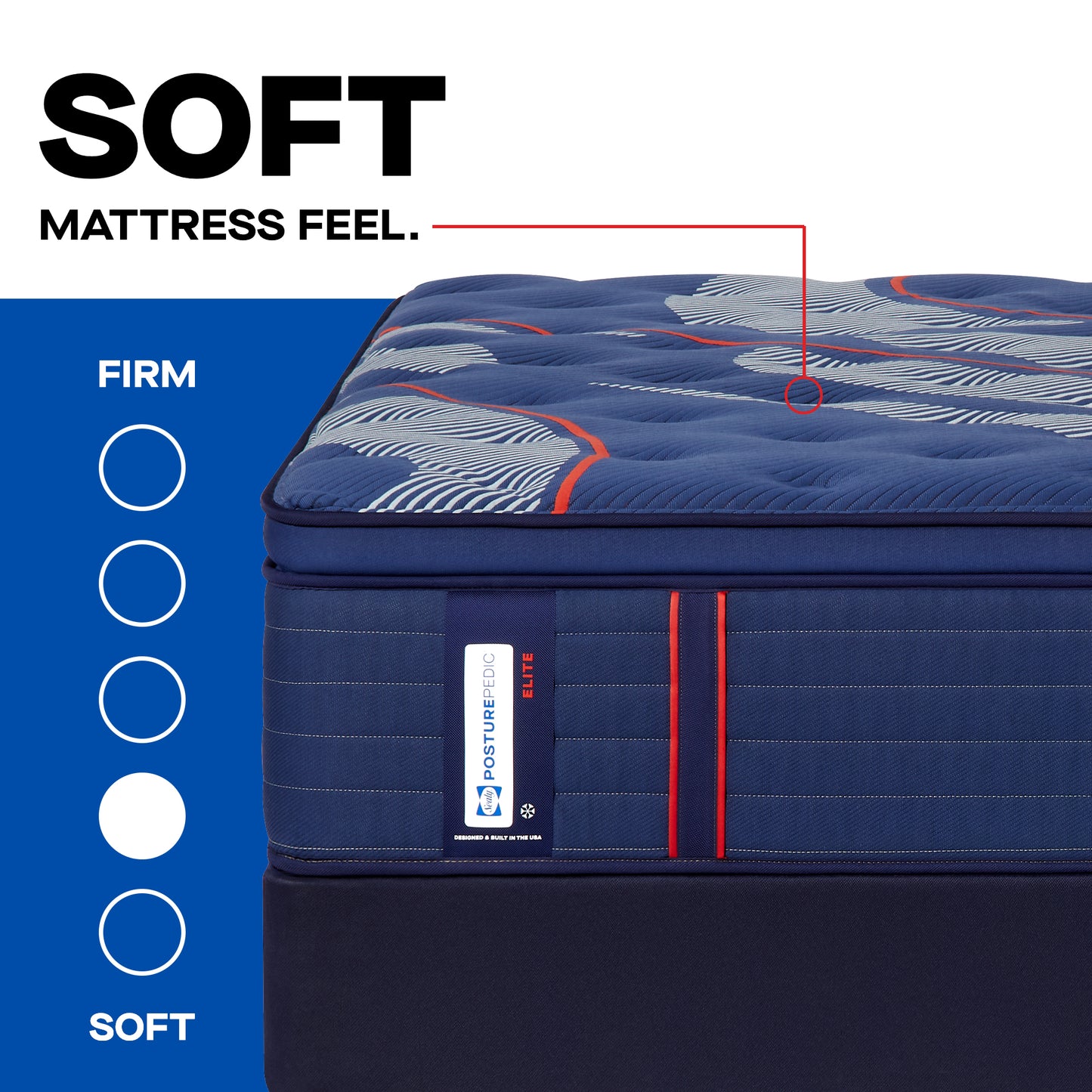 Sealy Posturepedic® Elite Brenham II Soft - Euro Pillowtop
