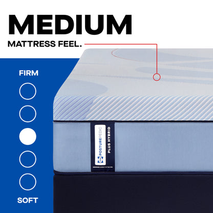 Sealy Posturepedic® Plus Hybrid Paterson II 13" Medium Mattress