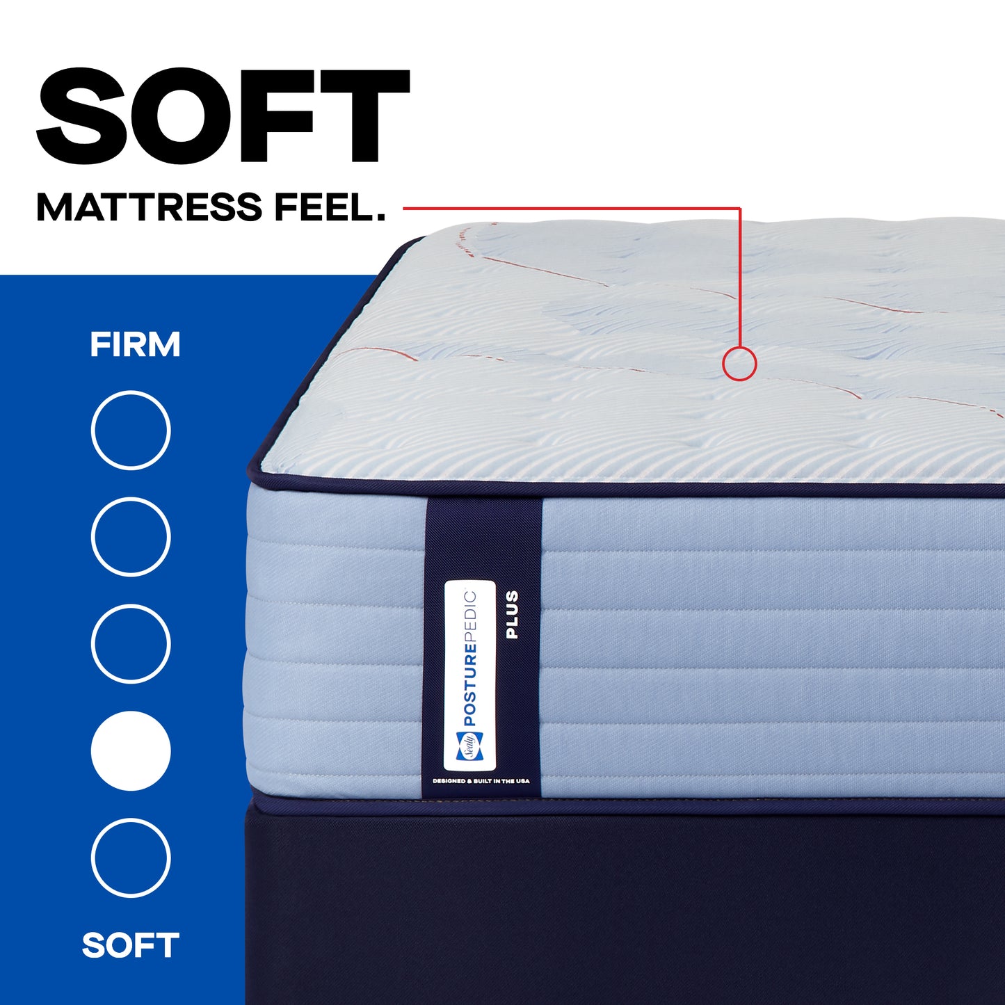 Sealy Posturepedic® Plus  Paterson II 13" Soft Mattress