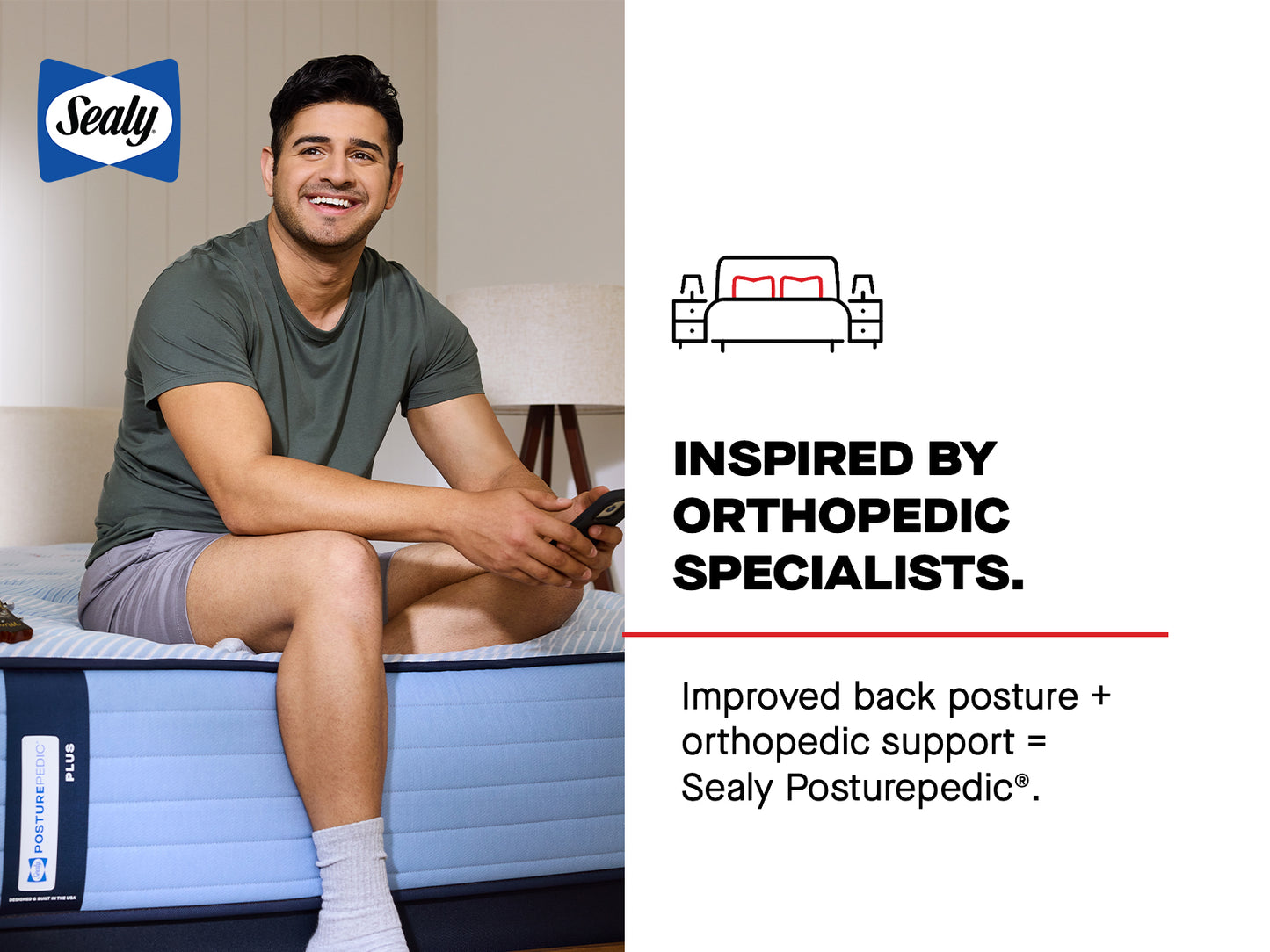 Sealy Posturepedic® Plus  Paterson II 15" Soft Euro Top Mattress