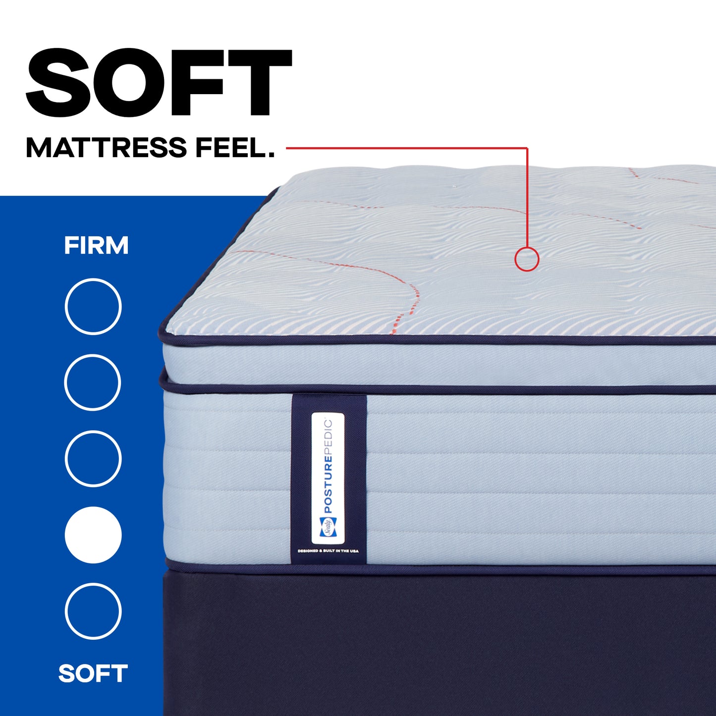 Sealy Posturepedic® Medina II 14" Soft Euro Top Mattress