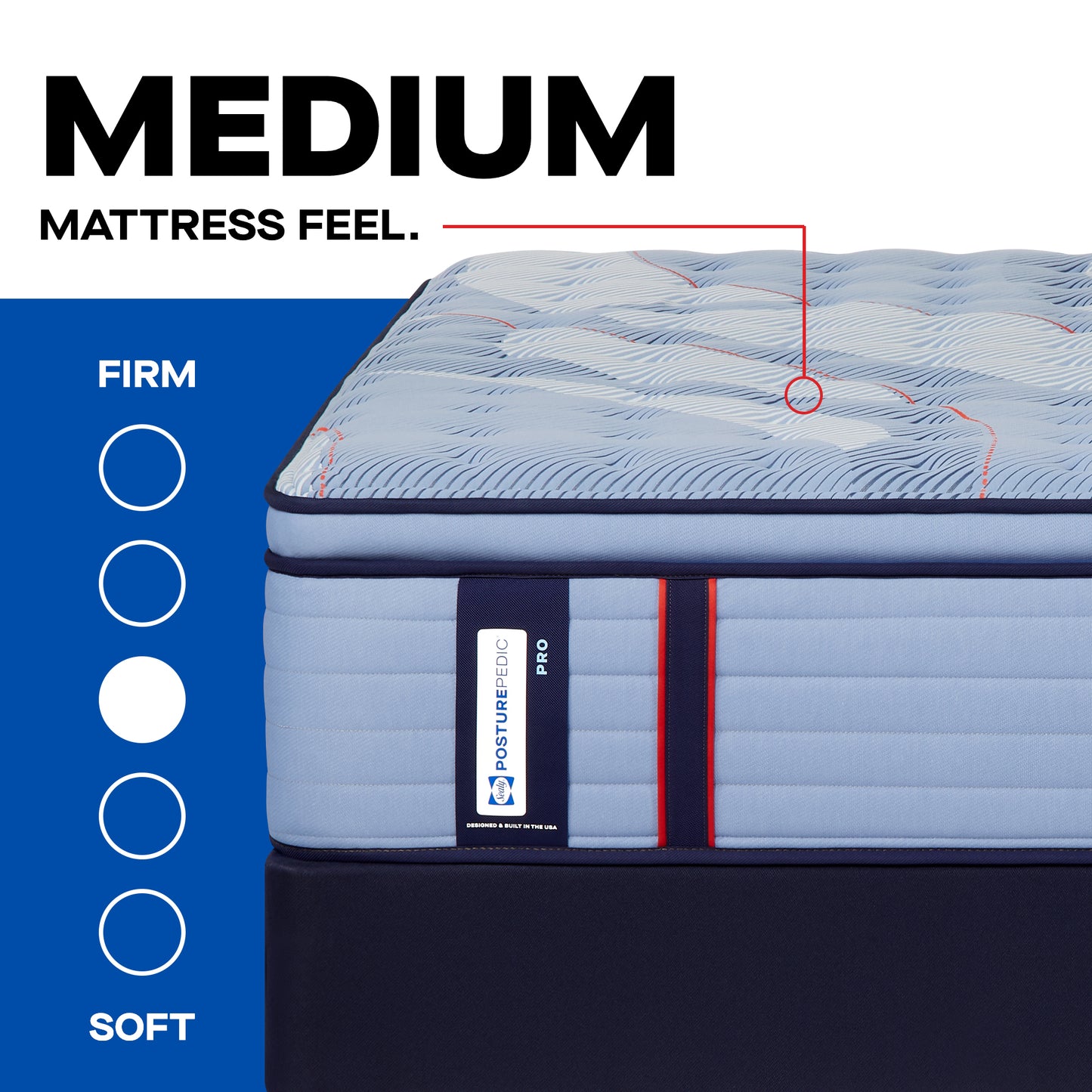 Sealy Posturepedic® Pro Dupont II 15" Medium Euro Top Mattress