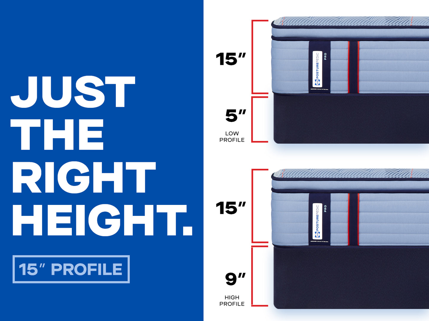 Sealy Posturepedic® Pro Dupont II 15" Soft Euro Top Mattress