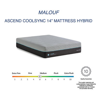 ASCEND AEROFLEX 14” MATTRESS HYBRID