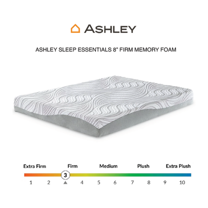ASHLEY SLEEP ESSENTIALS 8” FIRM MEMORY FOAM