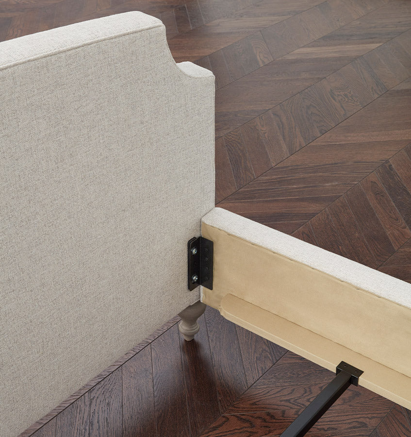 SFERRA Ashville Upholstered Bed with Footboard - view 5