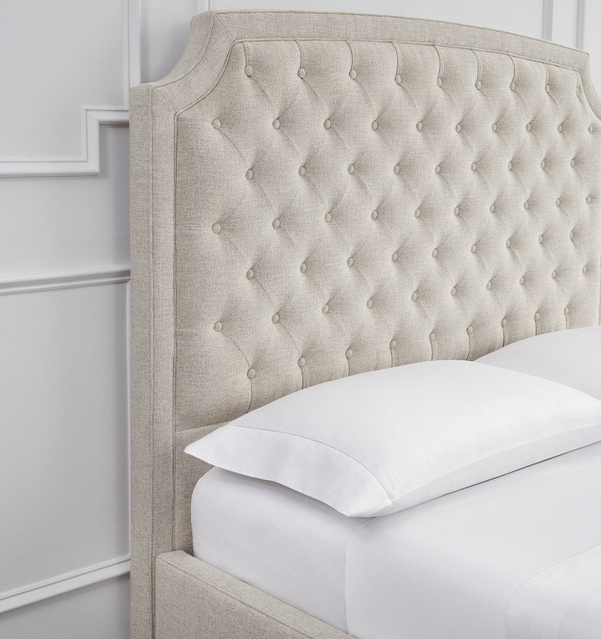 SFERRA Ashville Upholstered Bed with Footboard - view 6