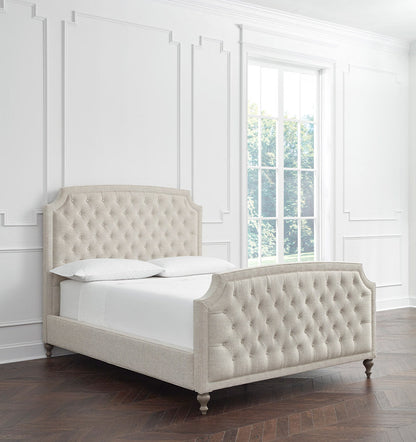 SFERRA Ashville Upholstered Bed with Footboard - view 2
