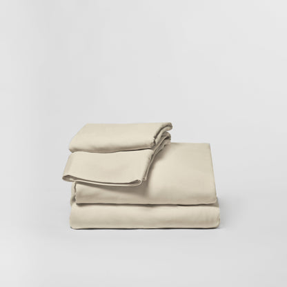 DreamFit Bamboo Stretch-Knit Sheet Set in Ivory