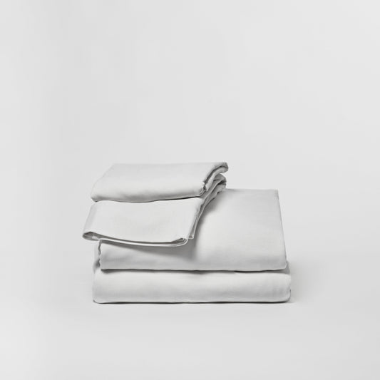 DreamFit Bamboo Stretch-Knit Sheet Set in White
