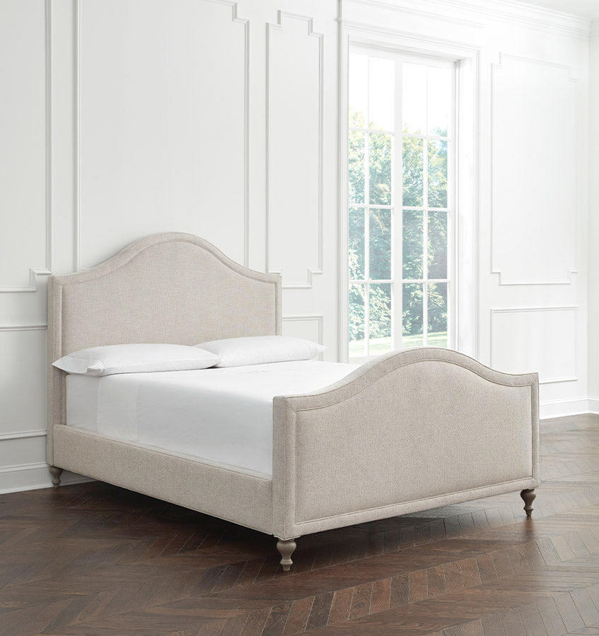 SFERRA Charlotte Upholstered Bed with Footboard - view 2