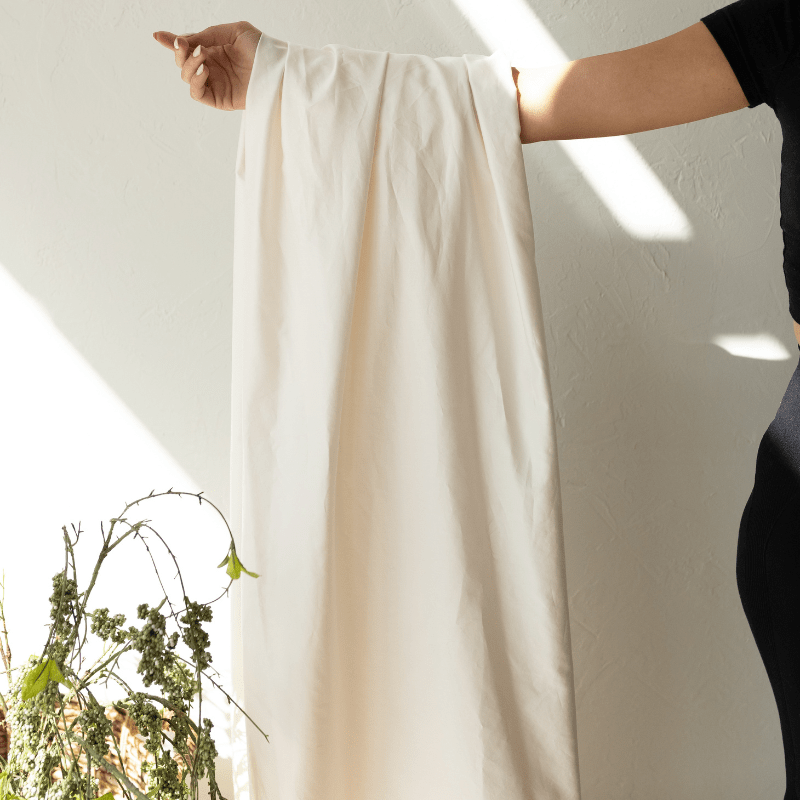DreamFit 100% Egyptian Cotton Sheet Set in Ivory