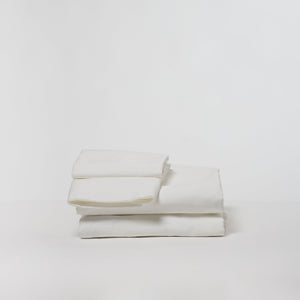 Juego de sábanas DreamFit Enhanced Bamboo en color blanco