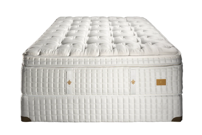 Chattam & Wells Fleur De Lis Evelyn euro top mattress, front view