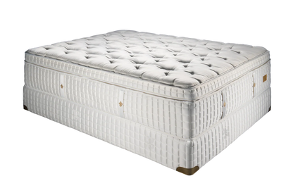 Fleur De Lis Evelyn euro top mattress, corner view