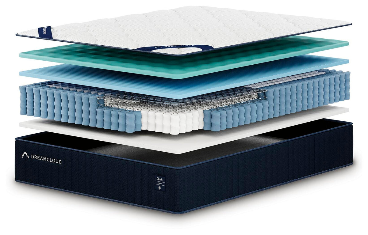 DreamCloud Classic hybrid mattress layer diagram