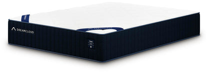 DreamCloud Classic 12 inch hybrid mattress, angled view