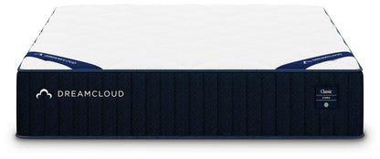 DreamCloud Classic 12 inch hybrid mattress, front view