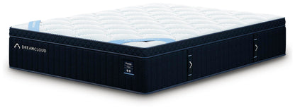 DreamCloud Premier 13 inch hybrid mattress, angled view