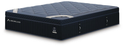 DreamCloud Luxe 14 inch hybrid mattress, angled view