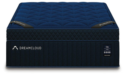DreamCloud Ultra 15 inch hybrid mattress, front view