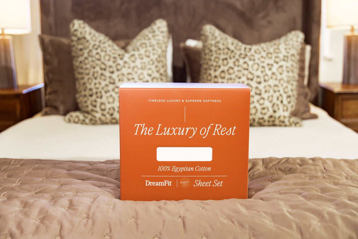 DreamFit 100% Egyptian Cotton Sheet Set detail