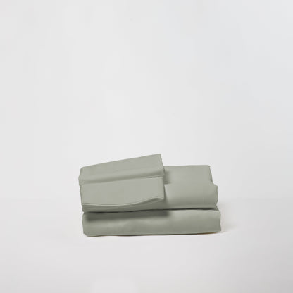 DreamFit 100% Organic Cotton Percale Sheet Set in Sage