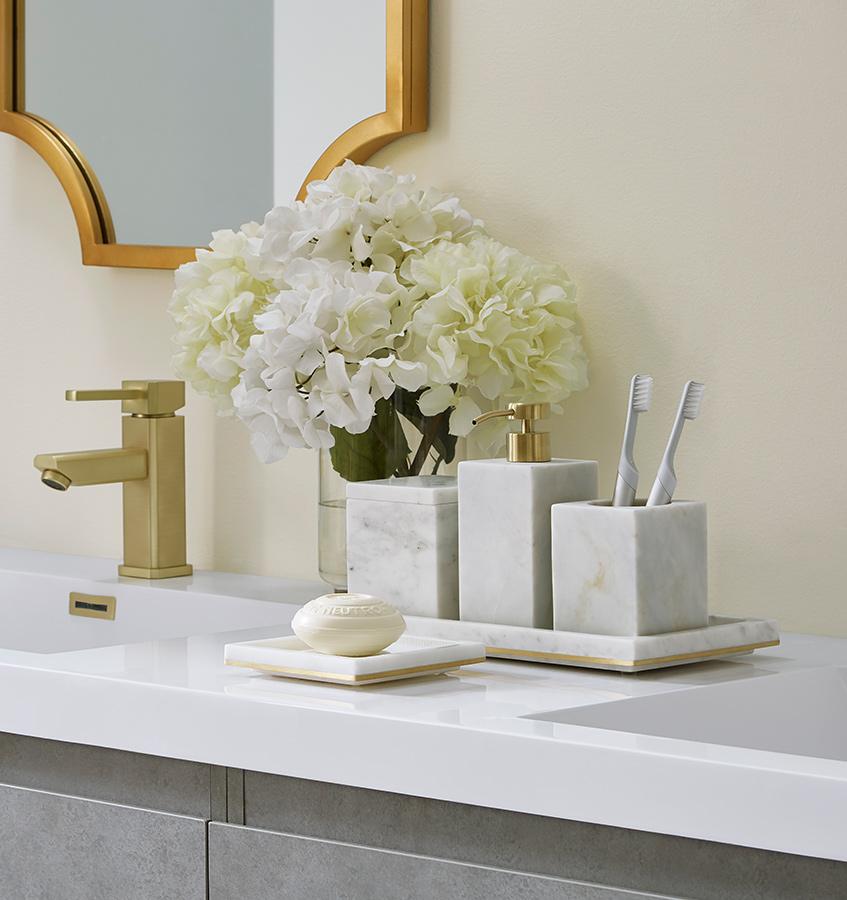 SFERRA Pietra Marble Toothbrush Holder - view 2