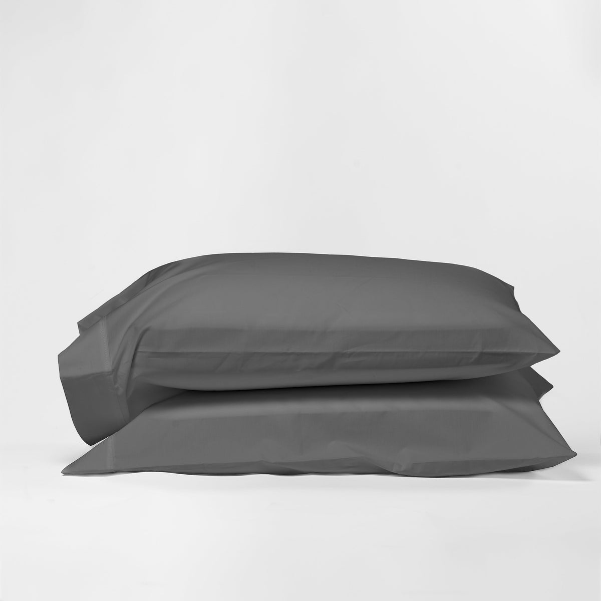 DreamFit 100% Organic Cotton Percale Pillowcase Pair in Gray
