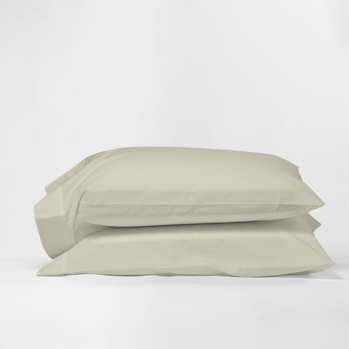 DreamFit 100% Organic Cotton Percale Pillowcase Pair in Ivory