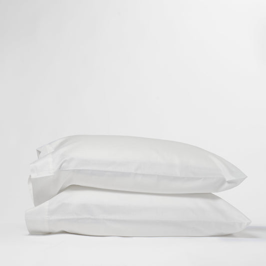 DreamFit 100% Long Staple Cotton Pillowcase Pair in White