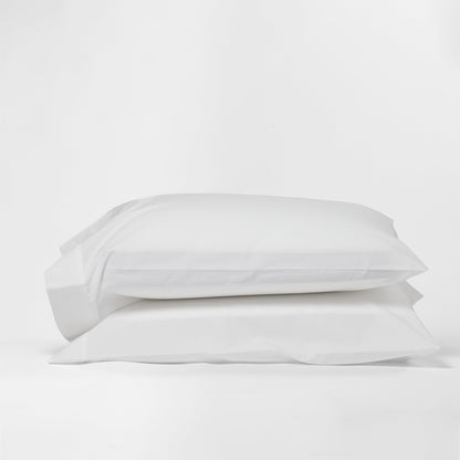 DreamFit 100% Pima Cotton Pillowcase Pair in White
