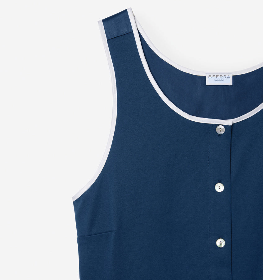 SFERRA Caricia Buttoned Tank Top - view 7