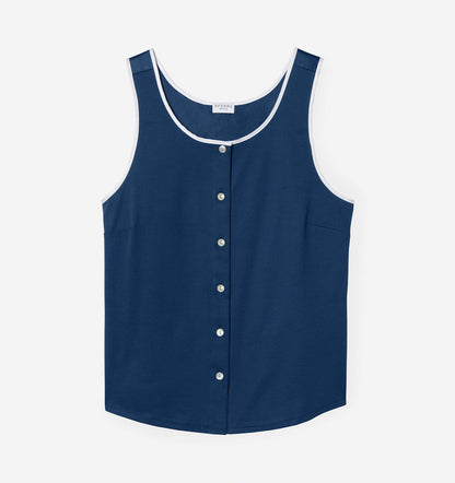SFERRA Caricia Buttoned Tank Top - view 5