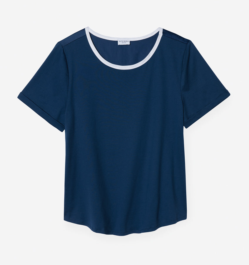 SFERRA Caricia Short Sleeve Top