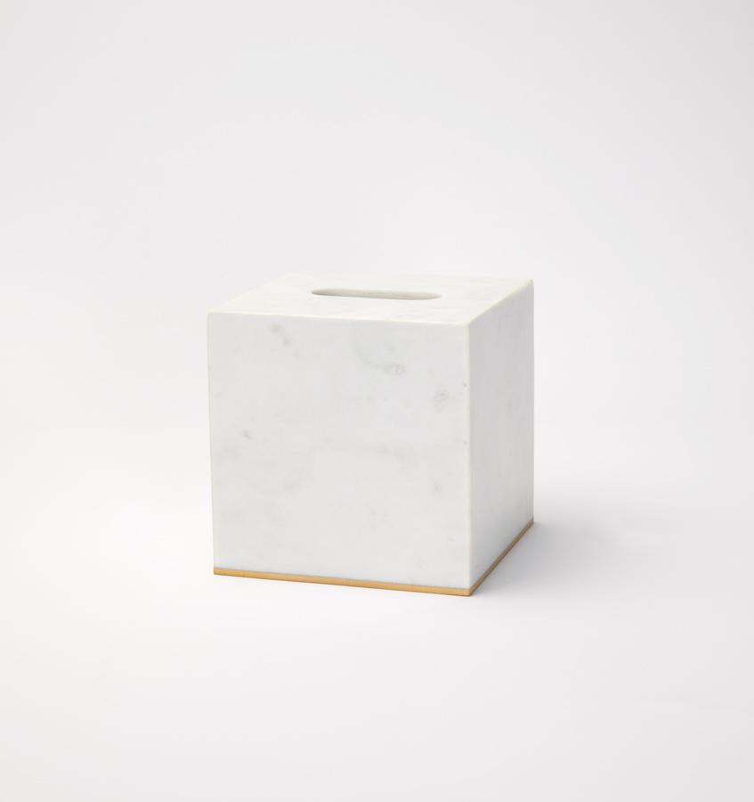 SFERRA Pietra Marble Tissue Holder