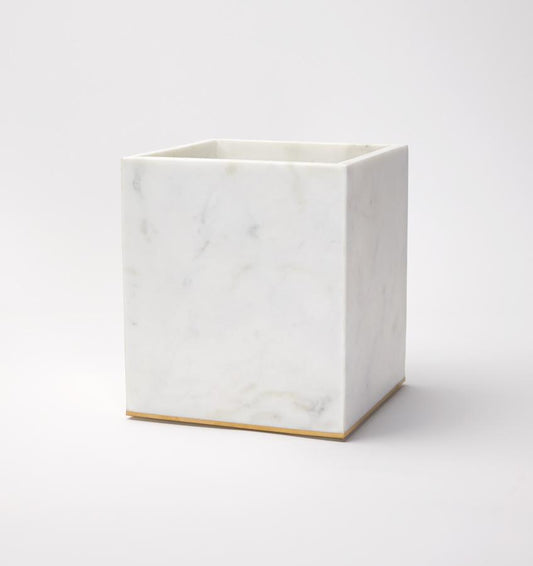 SFERRA Pietra Marble Waste Basket
