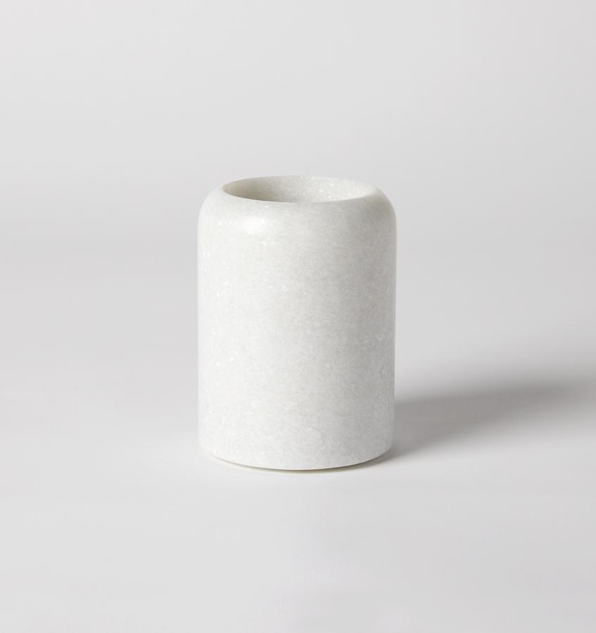 SFERRA Velina Marble Toothbrush Holder