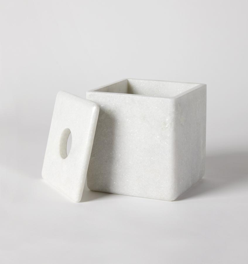 SFERRA Velina Marble Tissue Holder