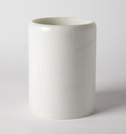 SFERRA Velina Marble Waste Basket