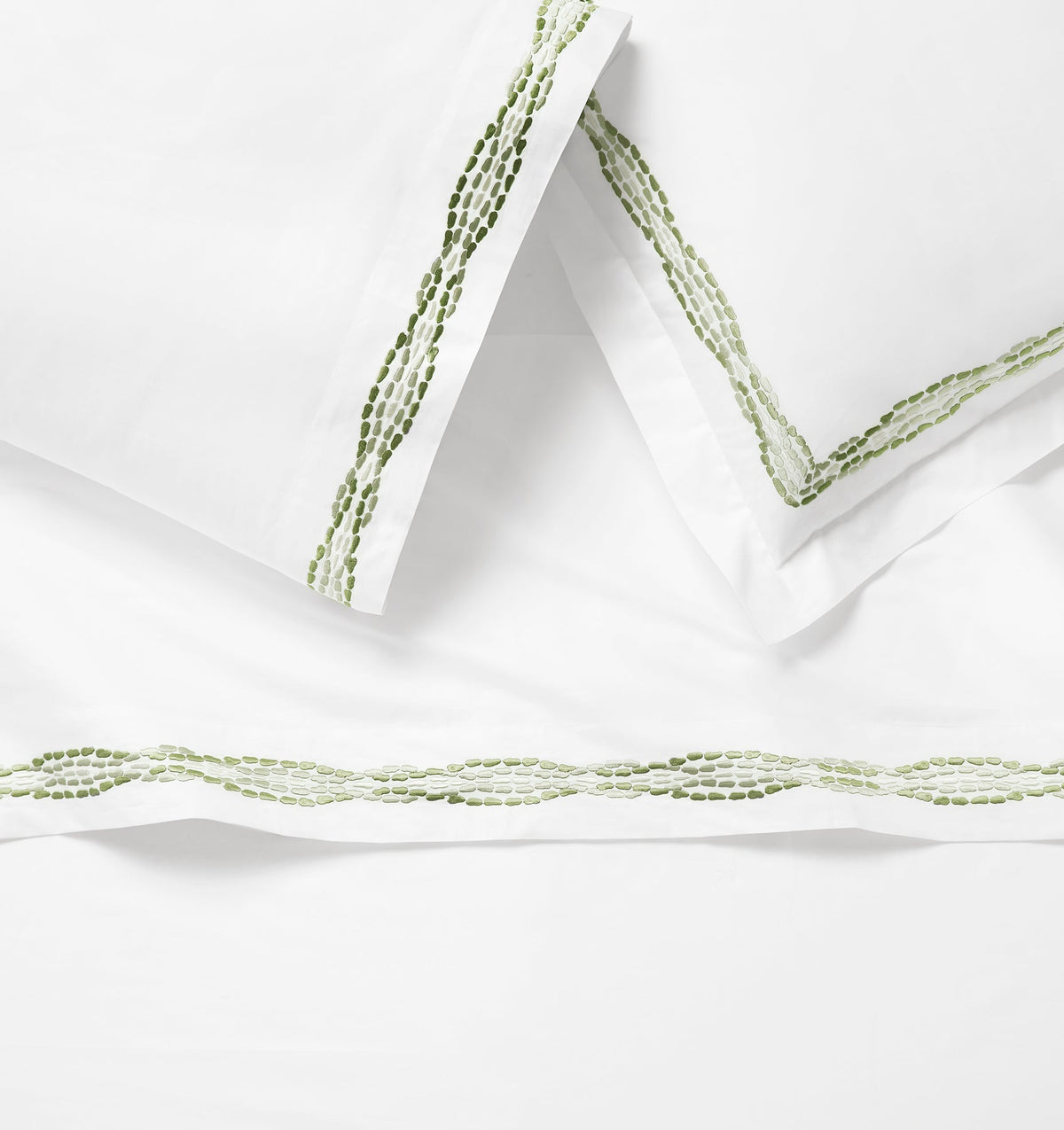 SFERRA Cobblestones Embroidered Sham - view 2