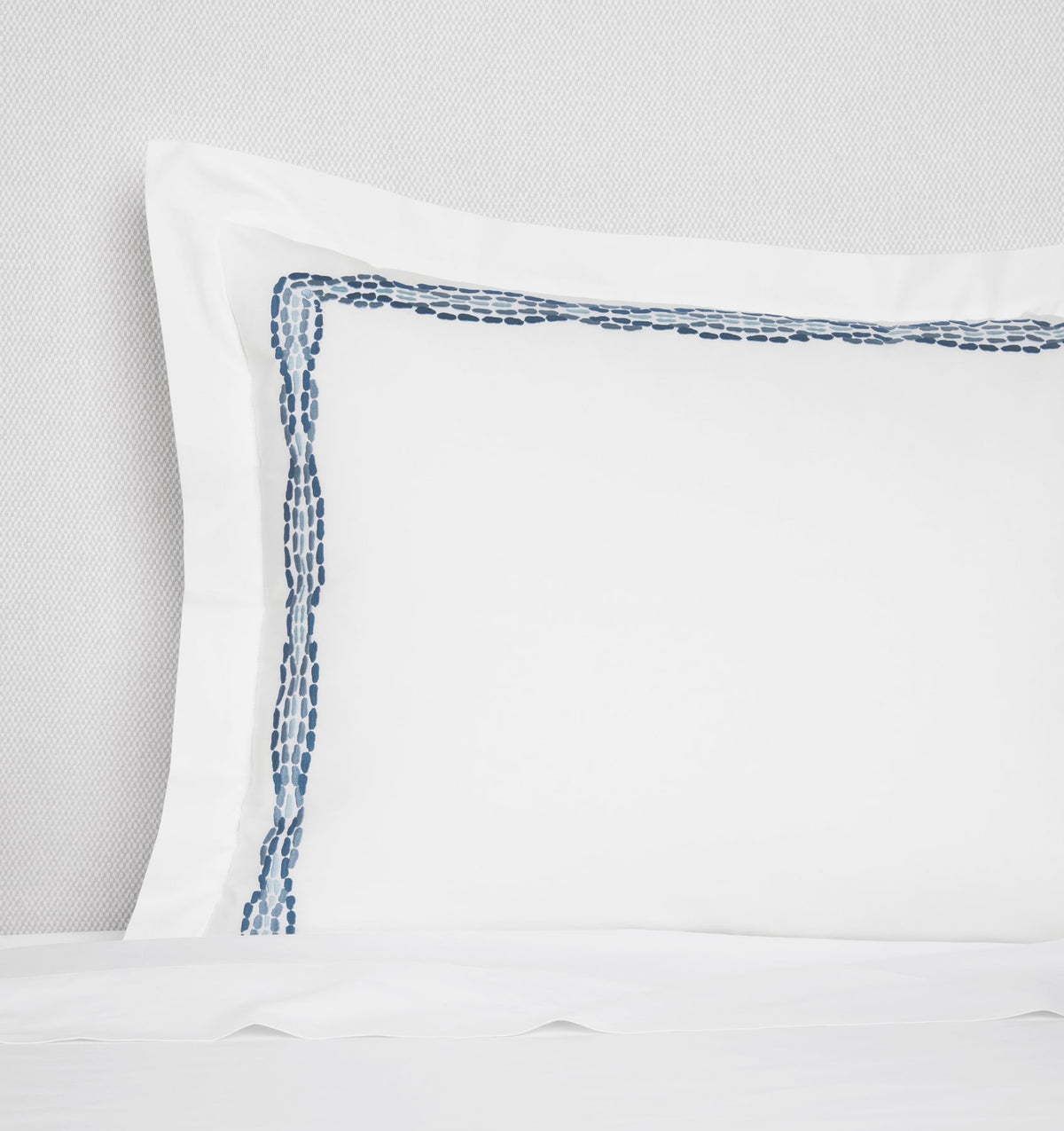 SFERRA Cobblestones Embroidered Sham - view 3