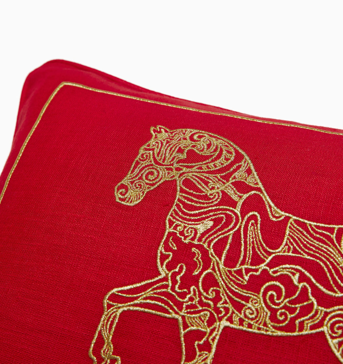 SFERRA Year of the Horse Decorative Pillow - view 4