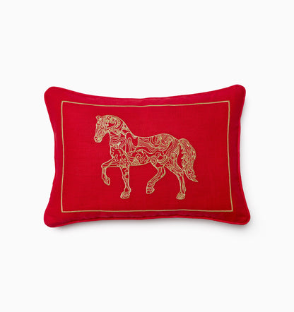 SFERRA Year of the Horse Decorative Pillow - view 2