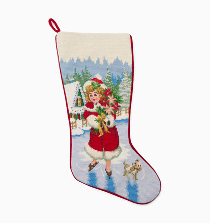 SFERRA Ice Skater Girl Stocking