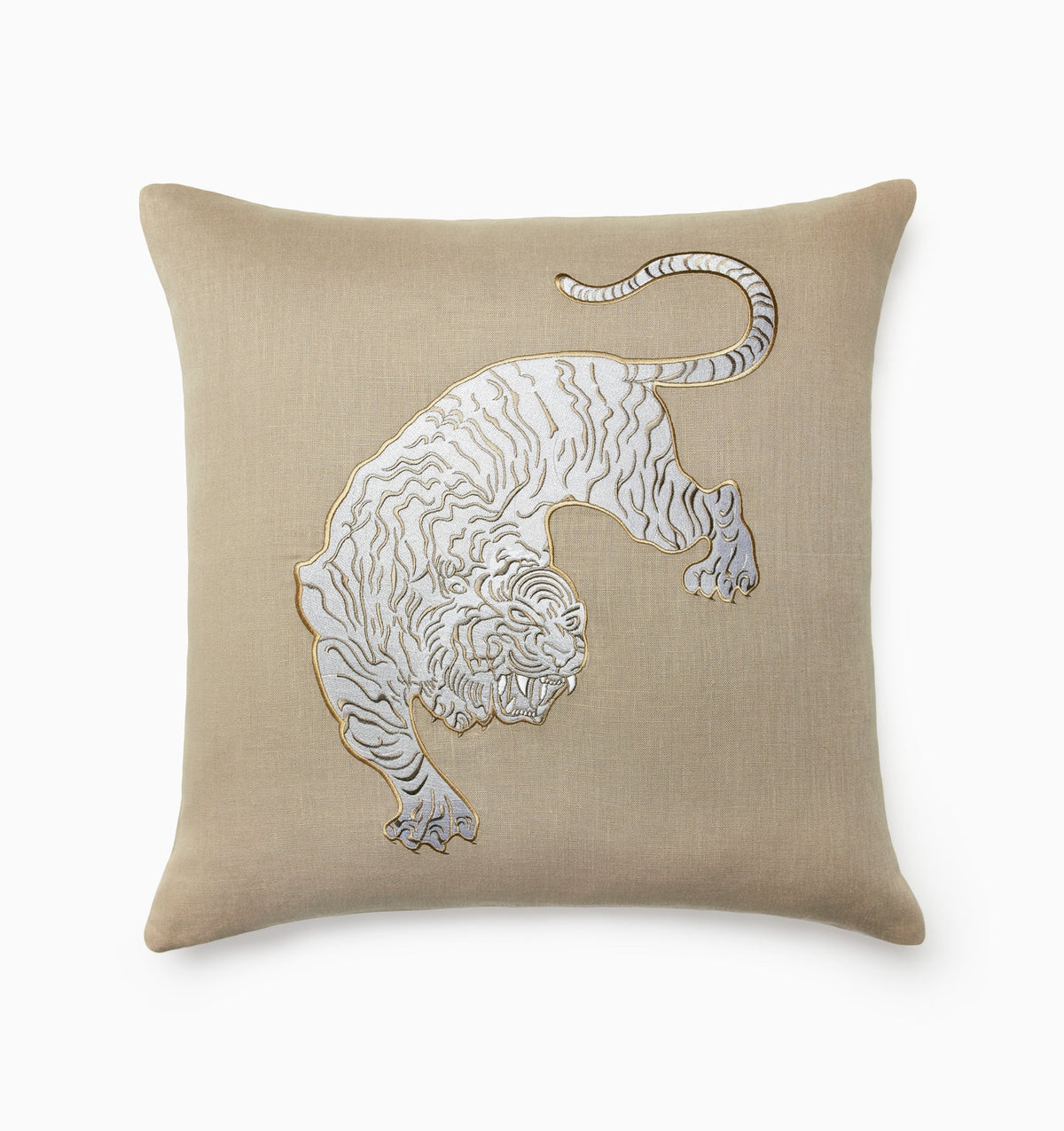 SFERRA Siberian Tiger Decorative Pillow