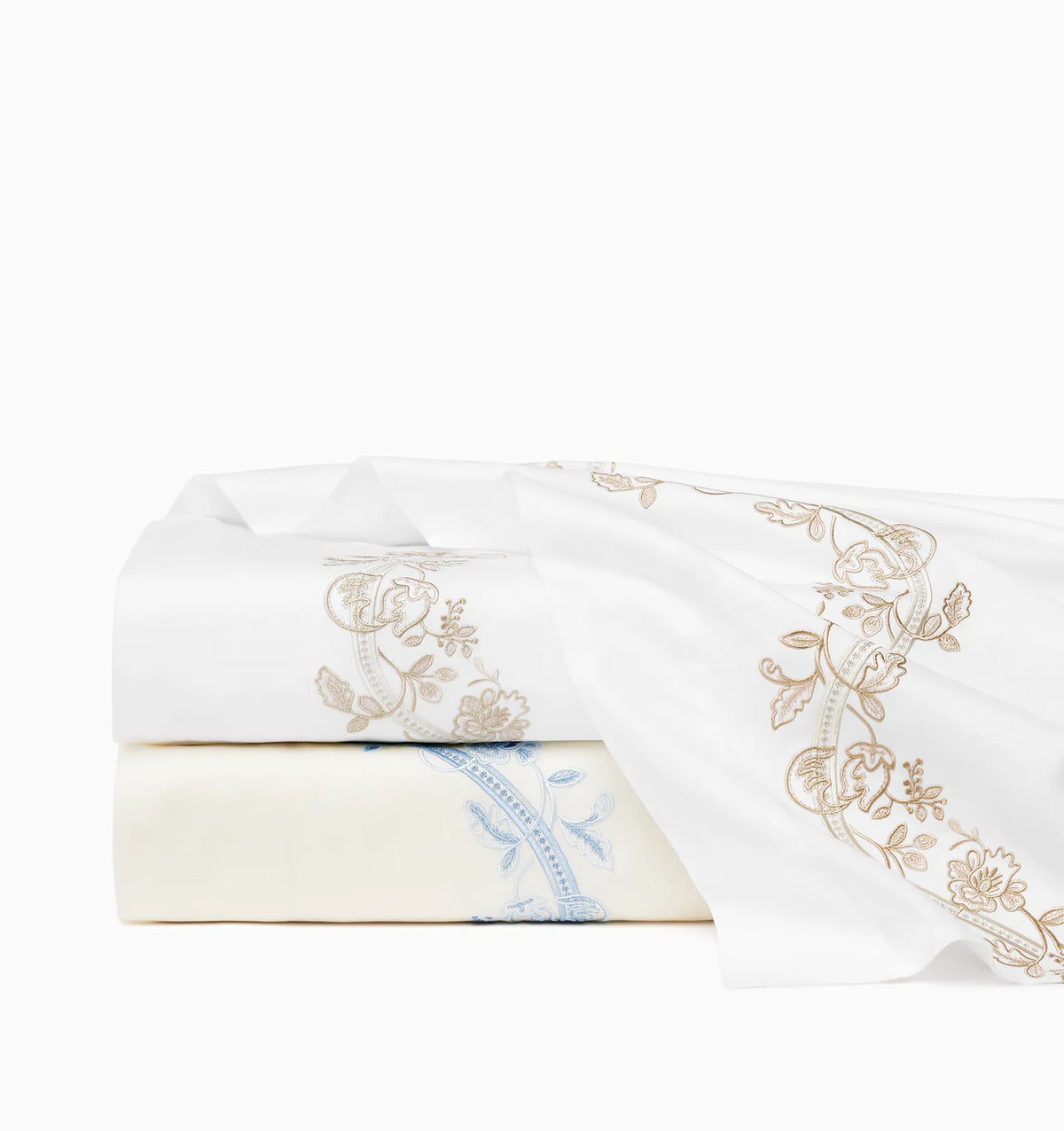 SFERRA Isabella Embroidered Flat Sheet